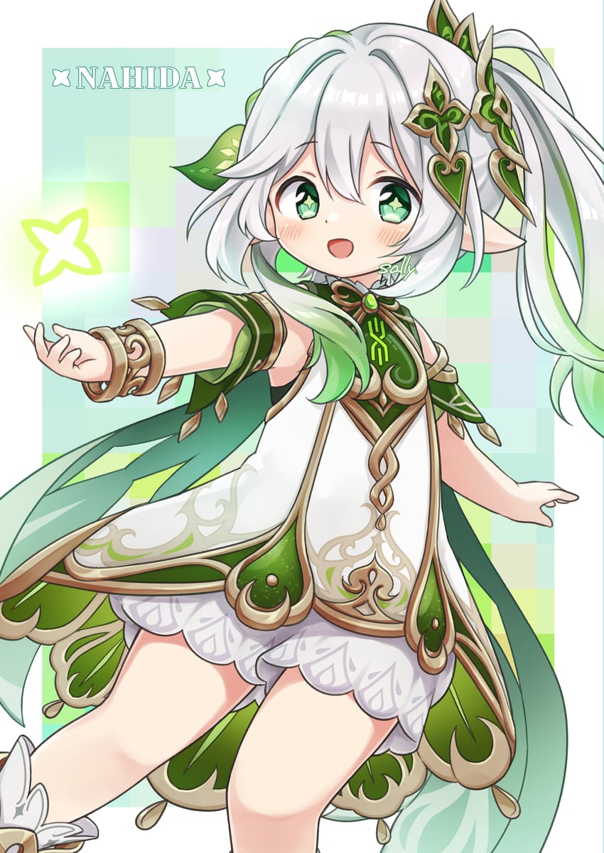 nahida (genshin impact) drawn by sally_(pacch0614)