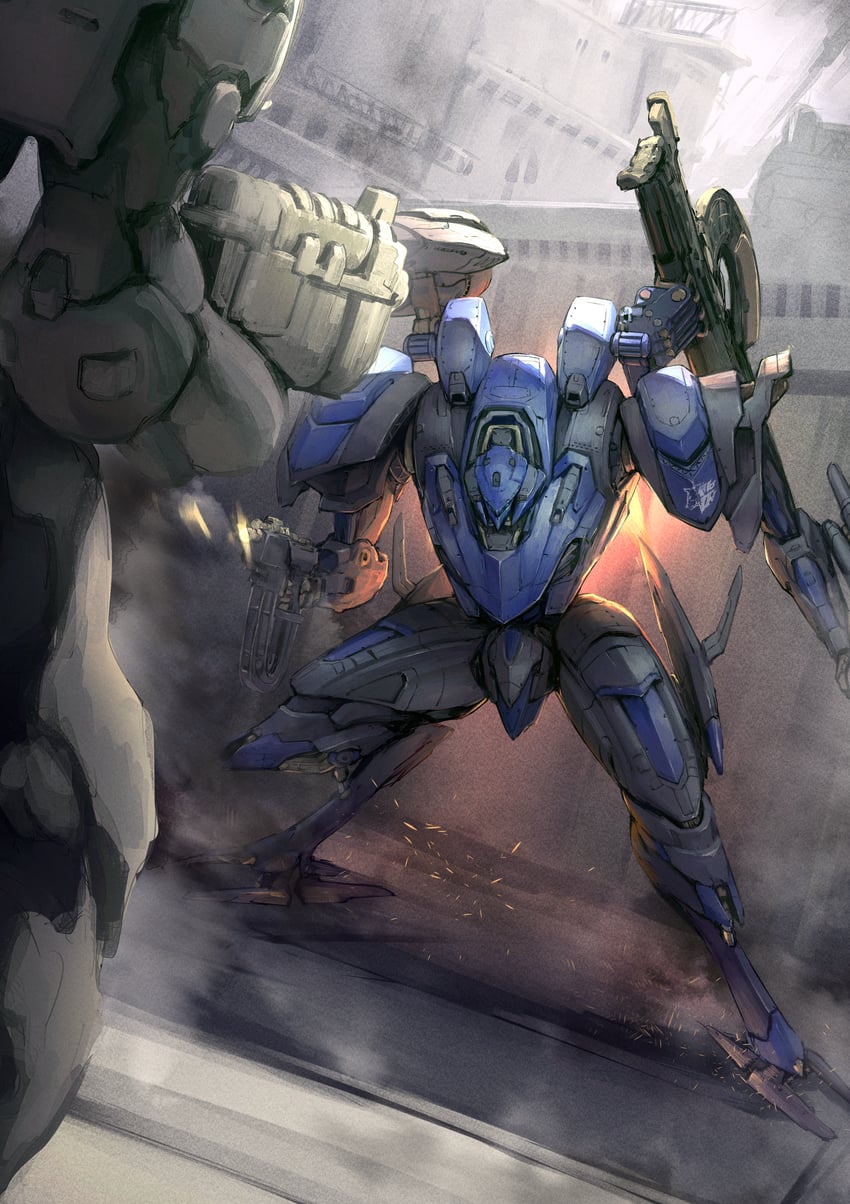 steel haze (armored core and 1 more) drawn by itaco