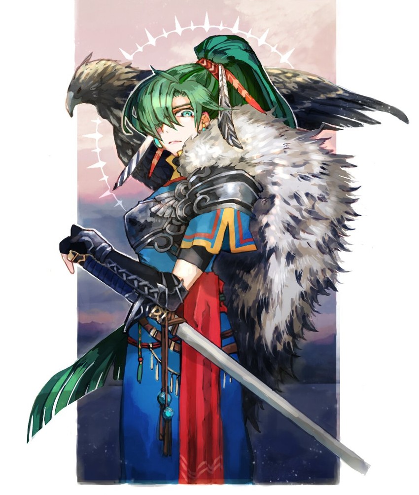 lyn (fire emblem and 2 more) drawn by touji_22