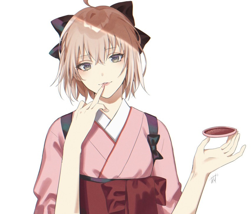 okita souji (fate and 1 more) drawn by oshage_(osyage921)