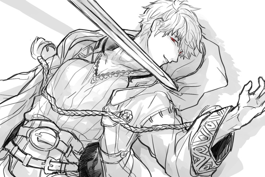 male robin and chrom (fire emblem and 2 more) drawn by nezumoto