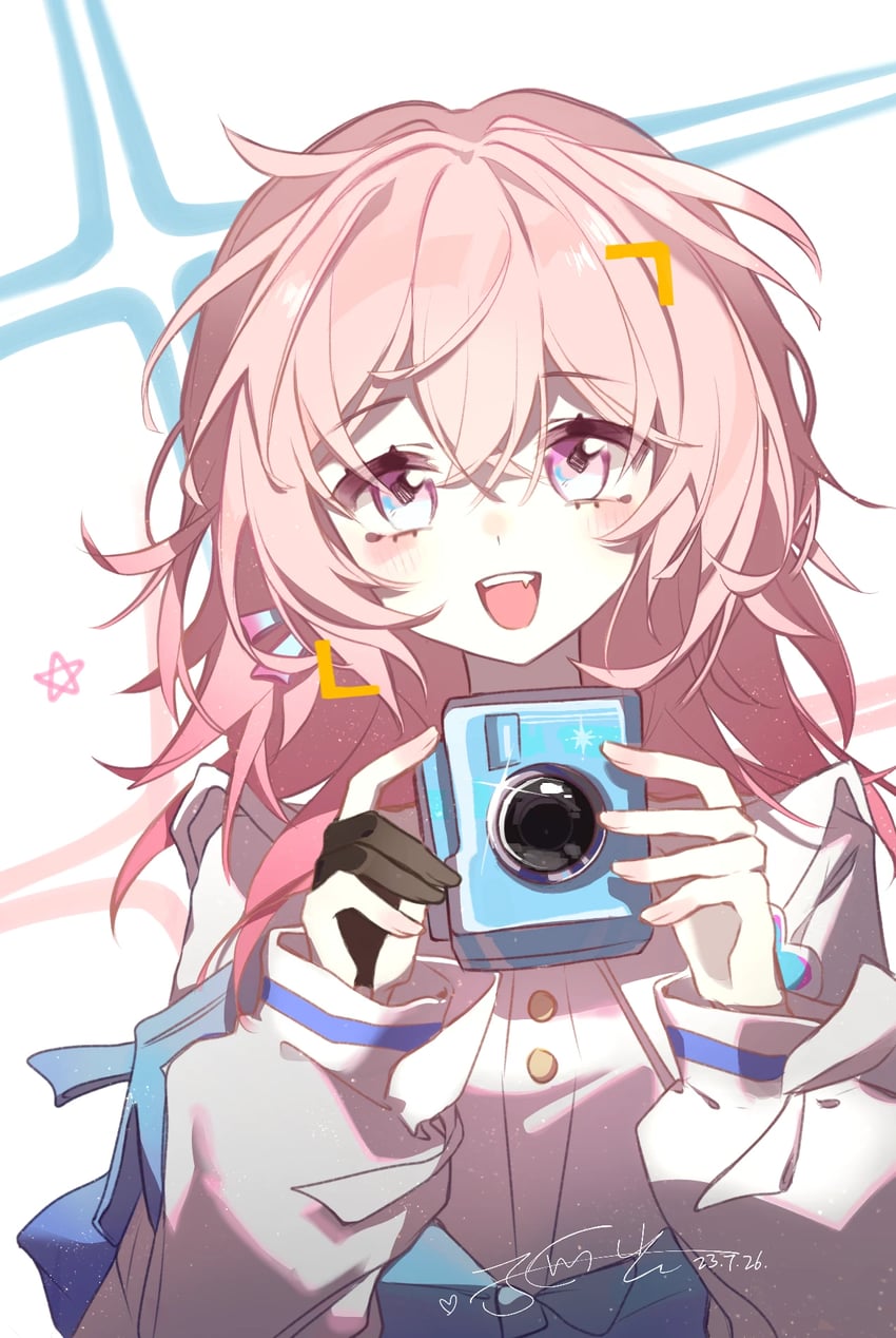 march 7th (honkai and 1 more) drawn by guguang_yy