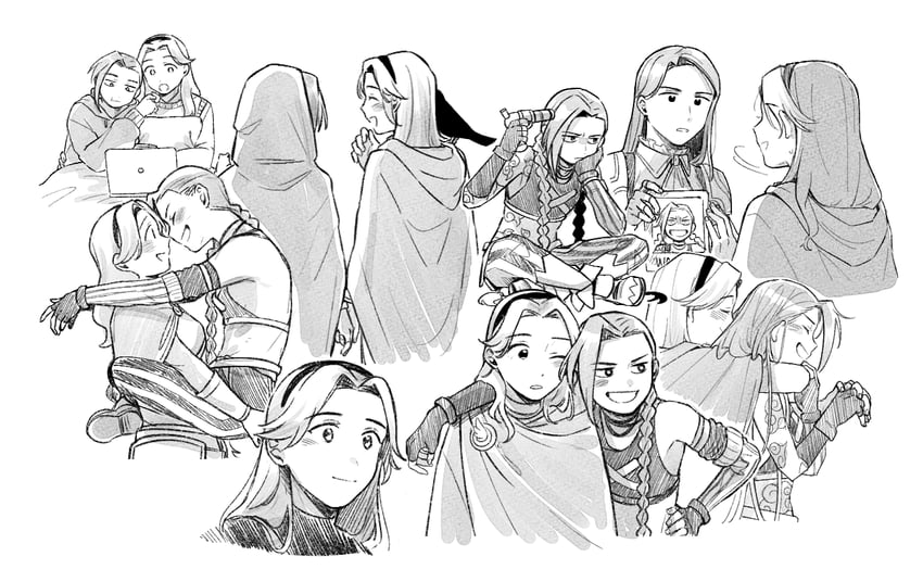 jinx, caitlyn, lux, arcane jinx, and arcane caitlyn (league of legends and 1 more) drawn by bowwow_(hamju94)