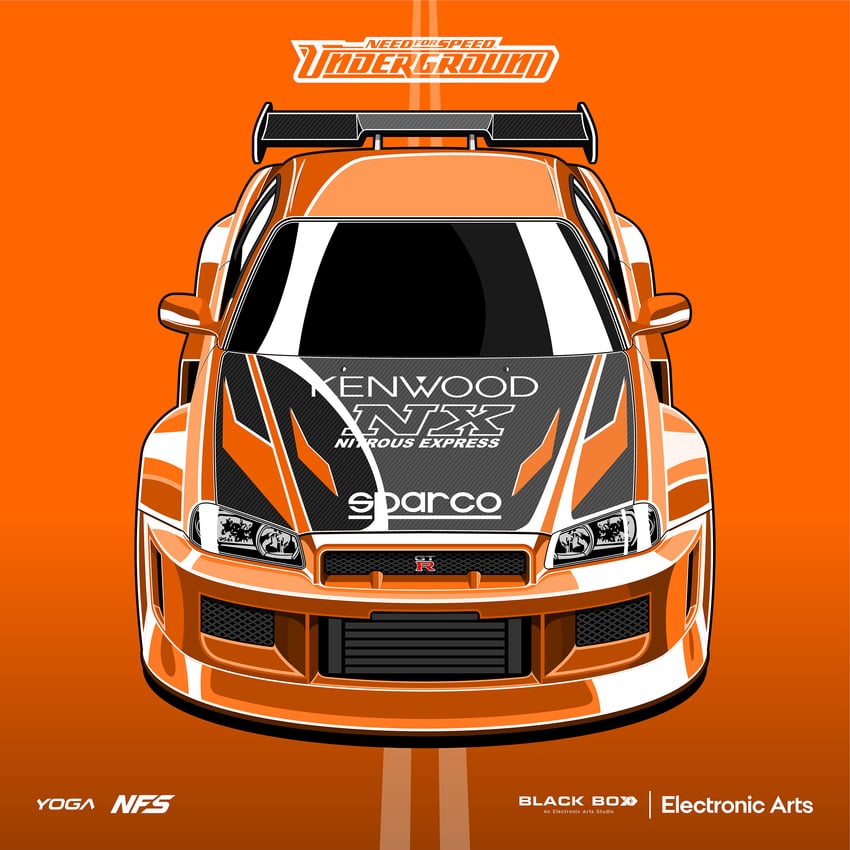 need for speed and 3 more drawn by yogabudiw
