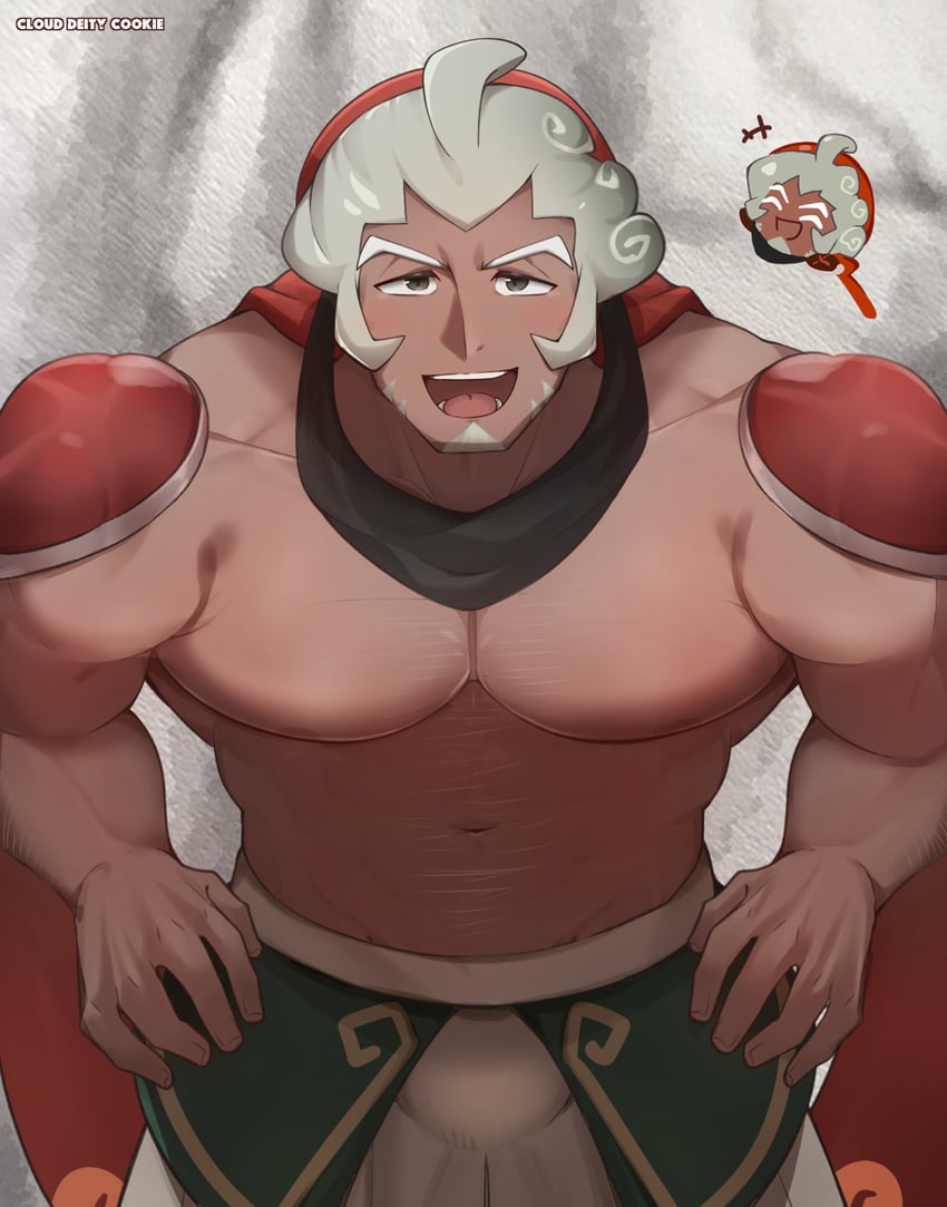 cloud deity cookie (cookie run) drawn by saund_r_pu