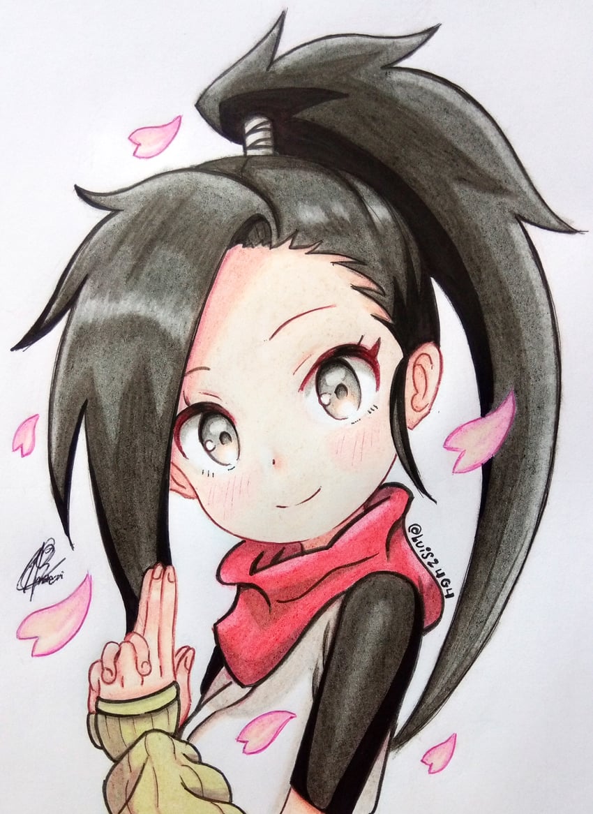 tsubaki (kunoichi tsubaki no mune no uchi) drawn by luisz4g4