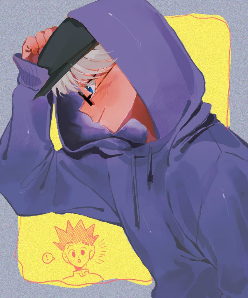 killua zoldyck and gon freecss (hunter x hunter) drawn by shadown66