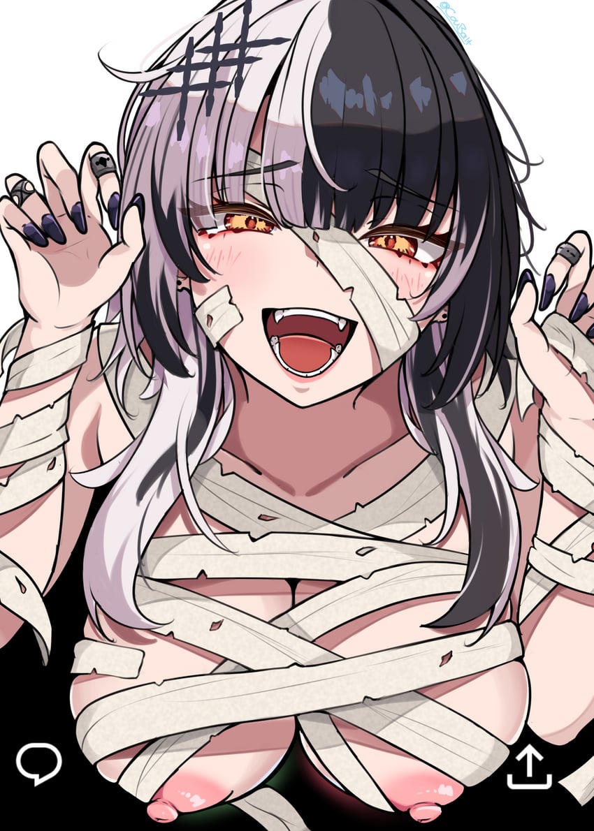 shiori novella (hololive and 1 more) drawn by coubalty