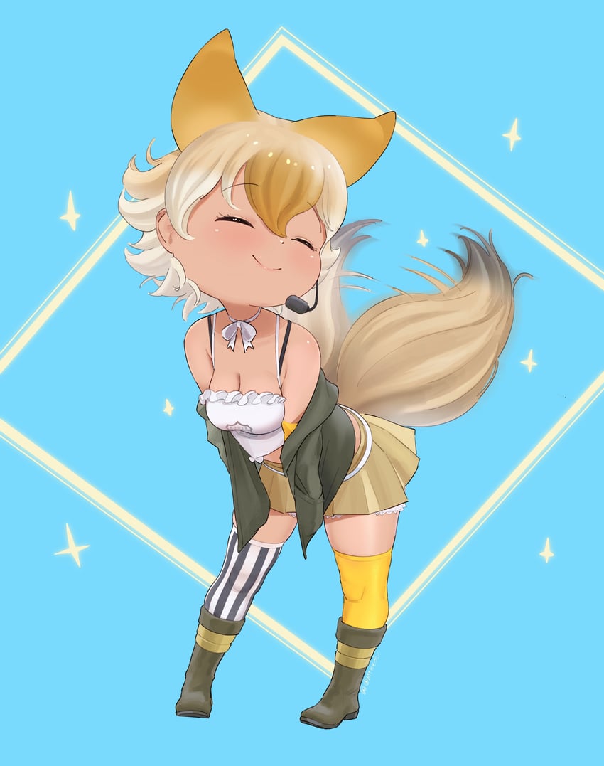 coyote (kemono friends and 1 more) drawn by beleven