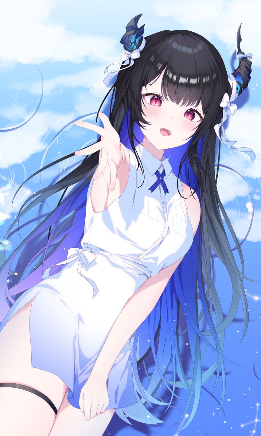nerissa ravencroft (hololive and 1 more) drawn by kio_is_here