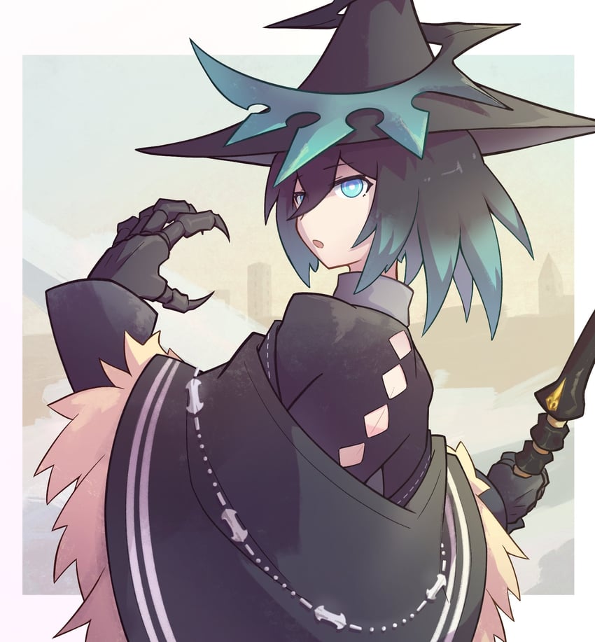 elder caster (black rock shooter and 1 more) drawn by mehyuew39