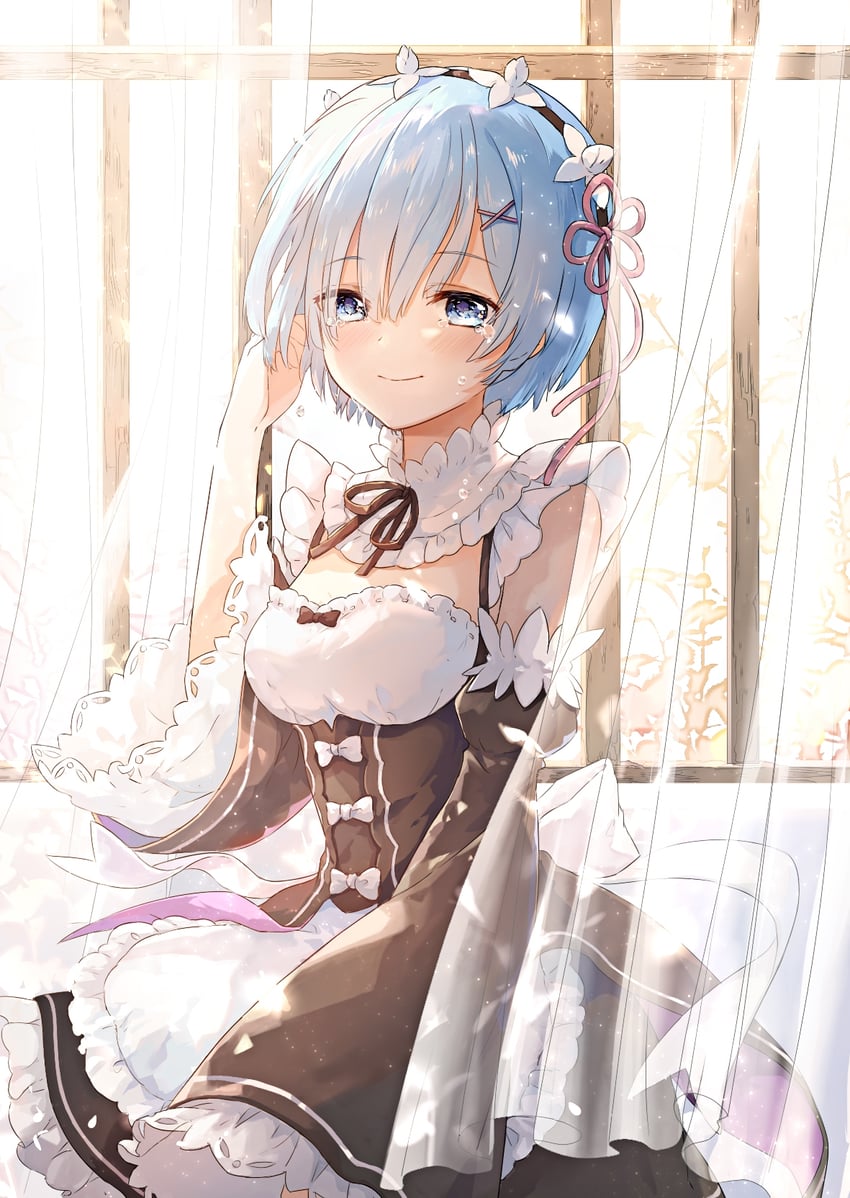 rem (re:zero kara hajimeru isekai seikatsu) drawn by luli_ovo
