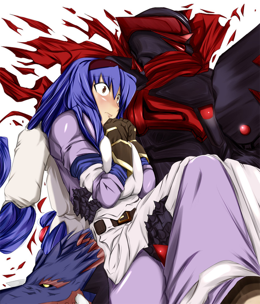 ashley winchester, anastasia valeria, knight blazer, and luceid (wild arms and 1 more) drawn by yuuichi_(eunoxline)