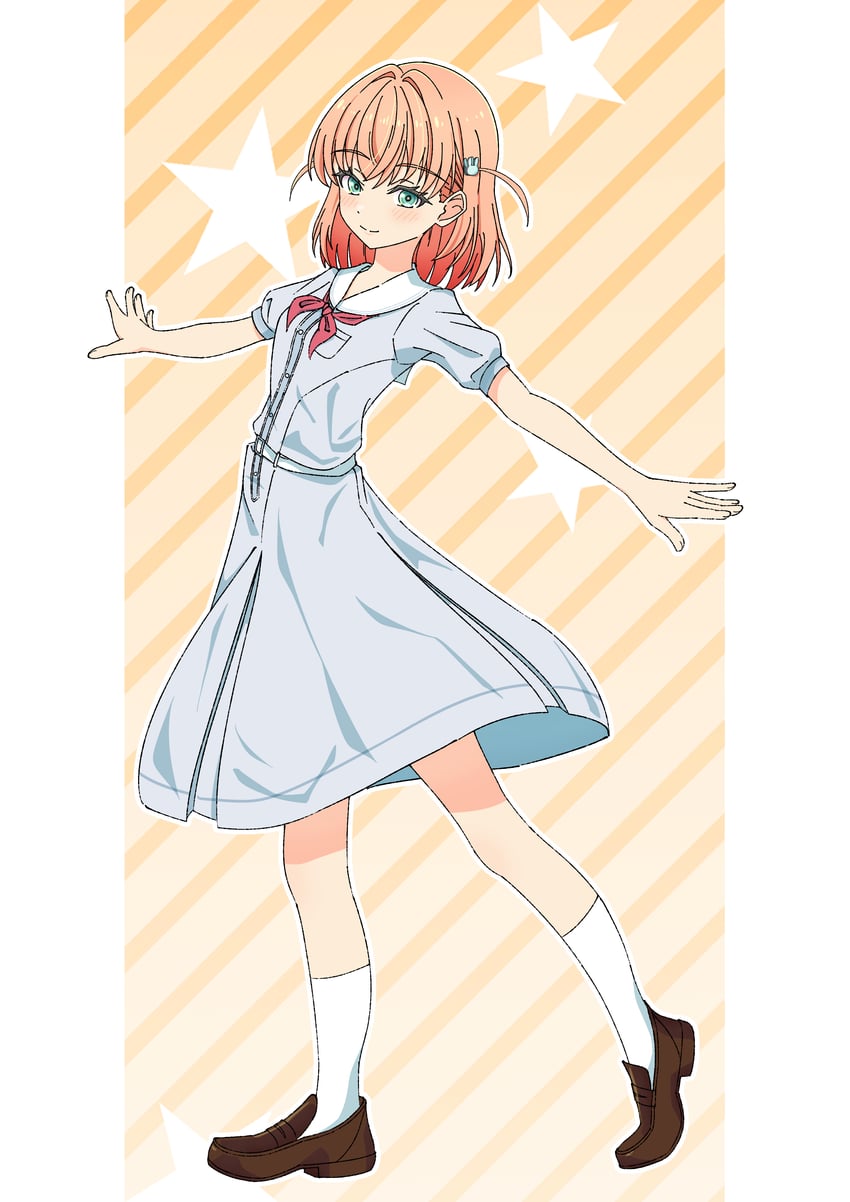hinoshita kaho (love live! and 1 more) drawn by kara_iroha