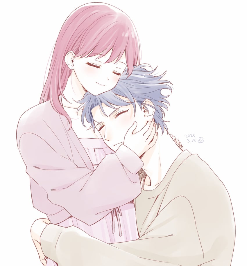 protagonist and shitara seiji (tokimeki memorial and 2 more) drawn by krudears