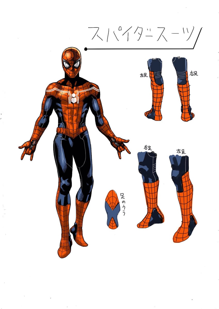spider-man and onomae yuu (marvel and 2 more) drawn by oosawa_yuusuke