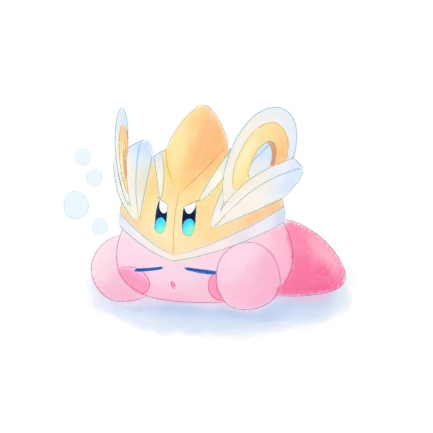 kirby, cutter kirby, and chakram cutter kirby (kirby and 1 more) drawn by pinku-hoshii
