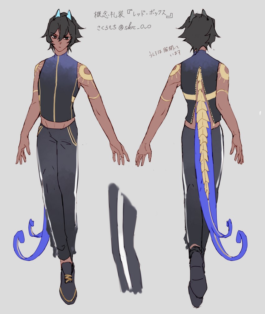 arjuna and arjuna alter (fate and 1 more) drawn by sakuramochi1003