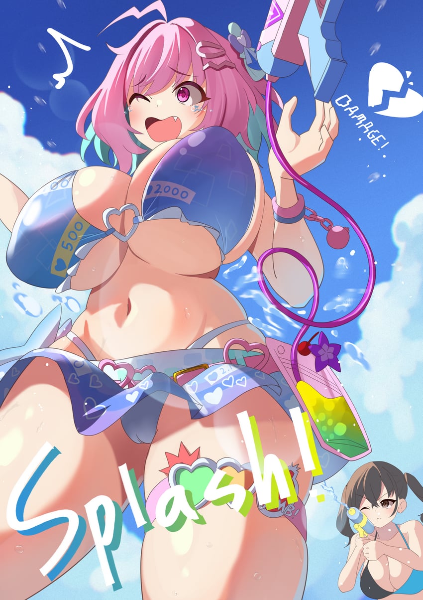 yumemi riamu and sunazuka akira (idolmaster and 2 more) drawn by satoyama_meu