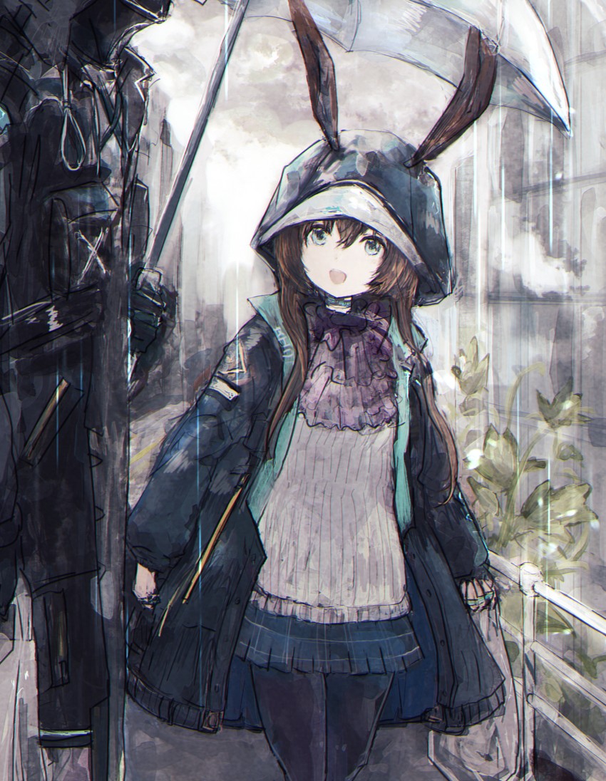 doctor and amiya (arknights) drawn by yutori_(mamekich)