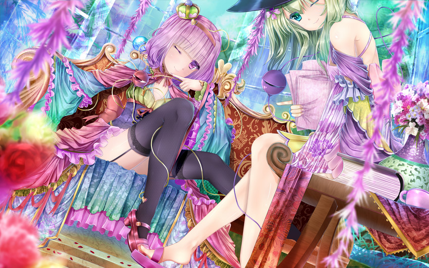 komeiji koishi and komeiji satori (touhou) drawn by xuanlin_jingshuang