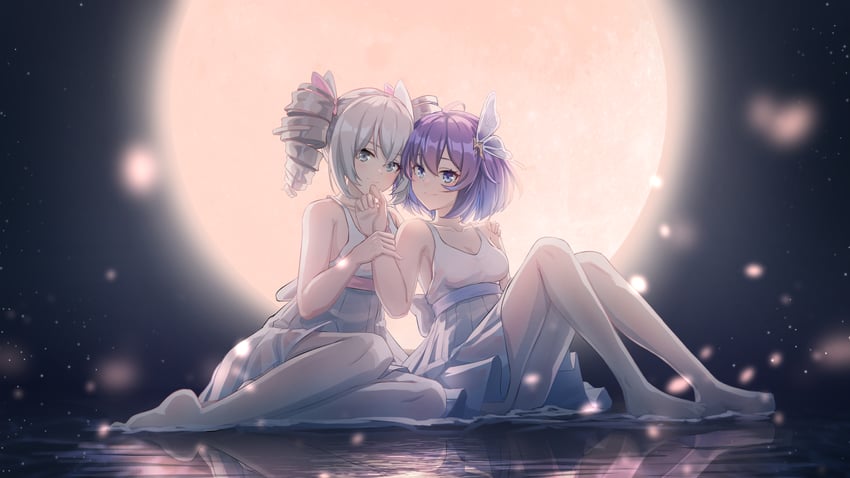 bronya zaychik and seele vollerei (honkai and 1 more) drawn by caisena