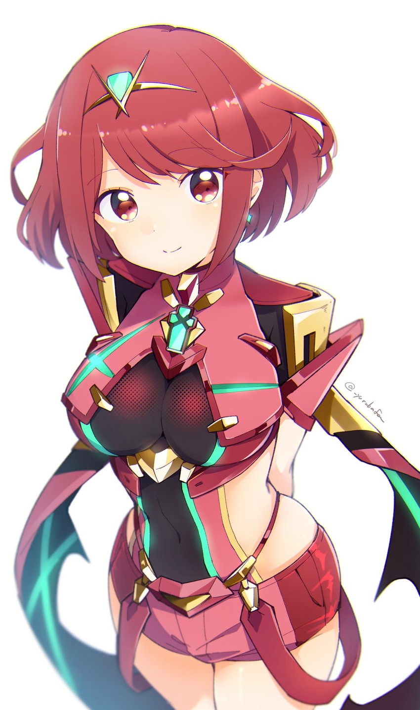pyra (xenoblade chronicles and 1 more) drawn by bafarin