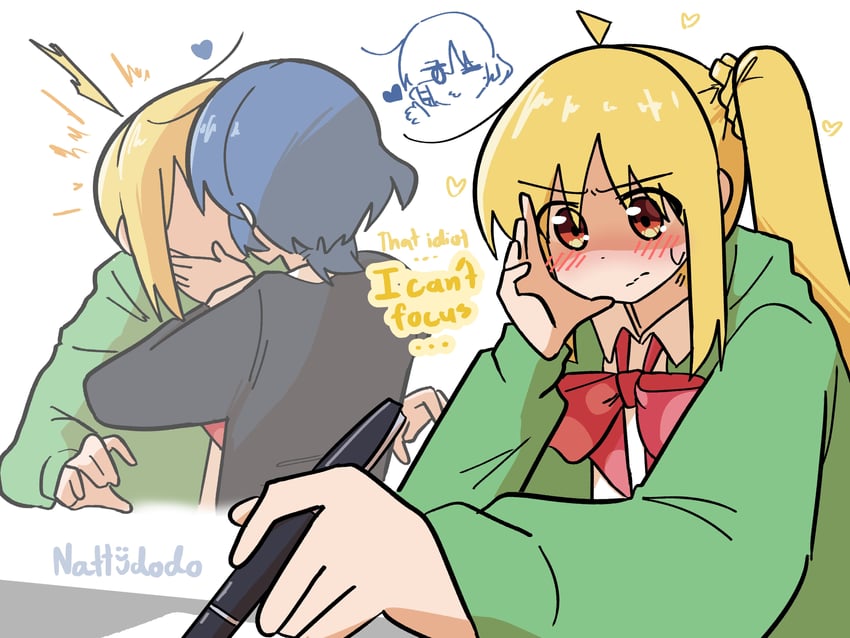 ijichi nijika and yamada ryo (bocchi the rock!) drawn by nattydodo_002