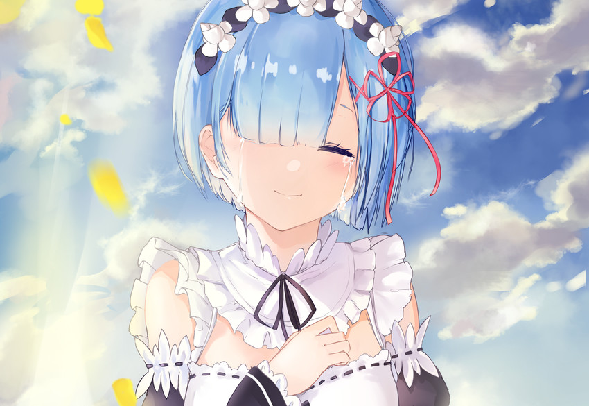 rem (re:zero kara hajimeru isekai seikatsu) drawn by oretsuu