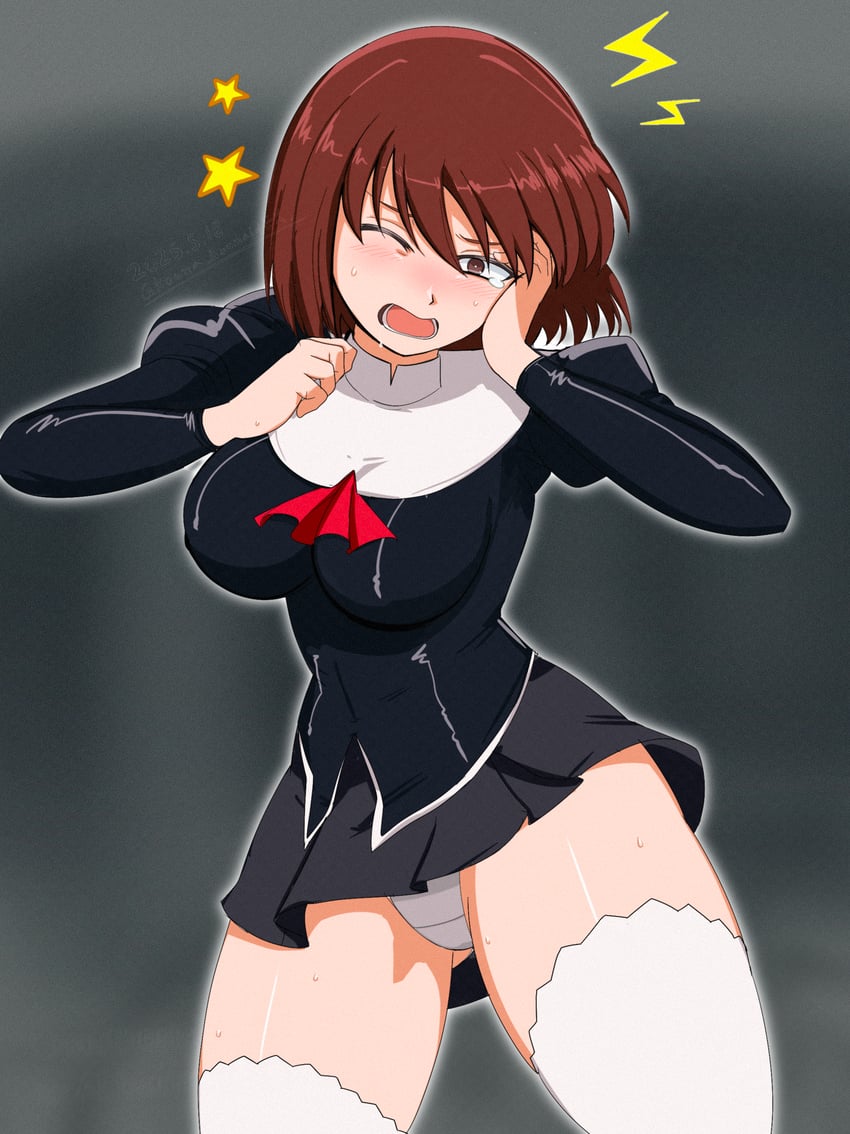 black delmo and rika (aika and 1 more) drawn by kouma_bonmaid