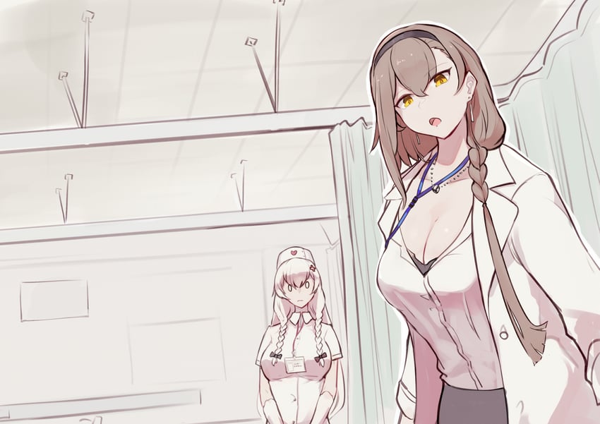 hermione and eagle (azur lane and 2 more) drawn by marshall_k