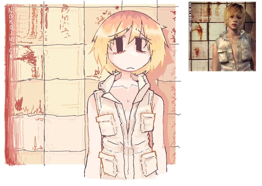 heather mason (silent hill and 1 more) drawn by nokojuice