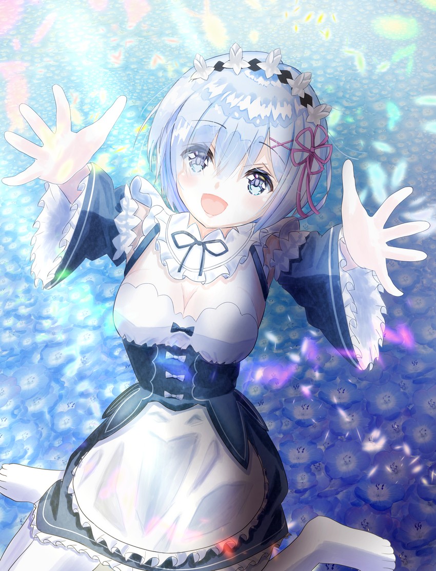 rem (re:zero kara hajimeru isekai seikatsu) drawn by chaki_(life_music_c)