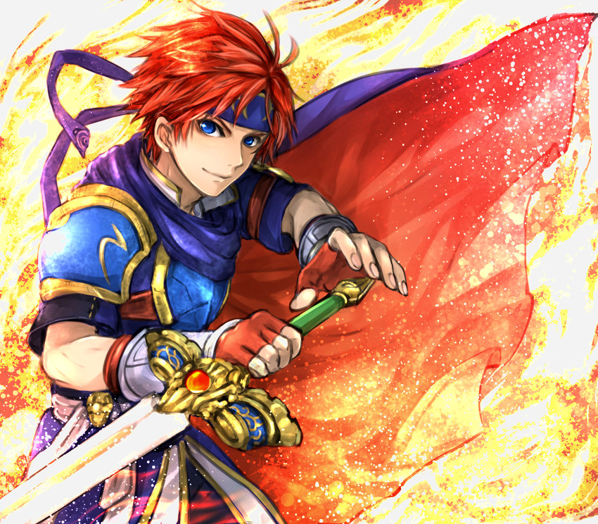roy (fire emblem and 2 more) drawn by techitoni
