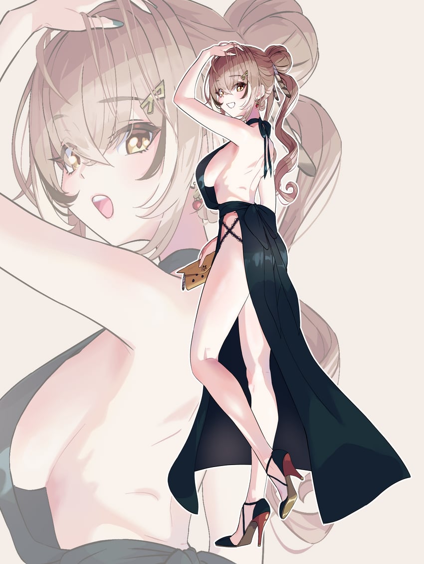 nanashi mumei (hololive and 1 more) drawn by fueppu