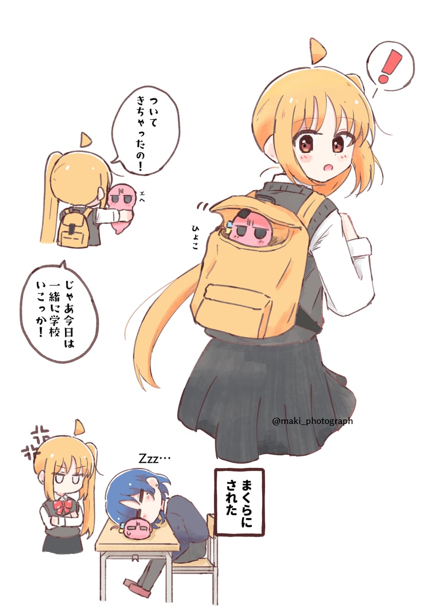 gotoh hitori, ijichi nijika, and yamada ryo (bocchi the rock!) drawn by maki_(emkh8255)