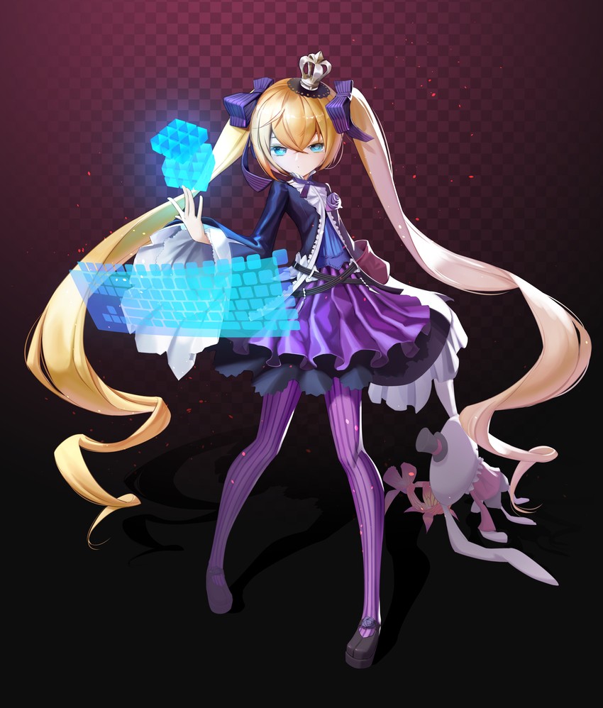 hacker and chelsea (7th dragon and 1 more) drawn by ryouh.s