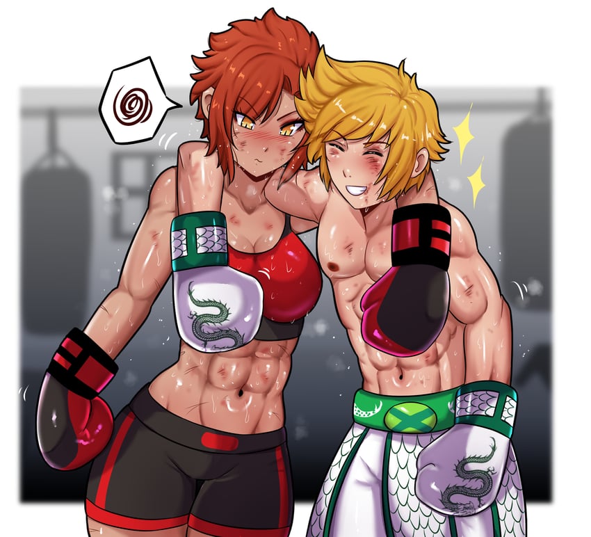 max and red fox (original) drawn by jeffdraws19