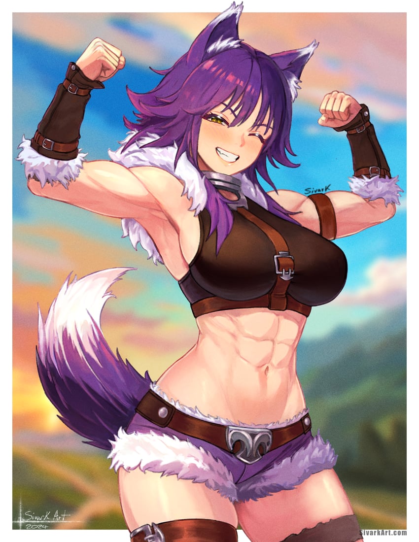 makoto (princess connect!) drawn by sivarkart