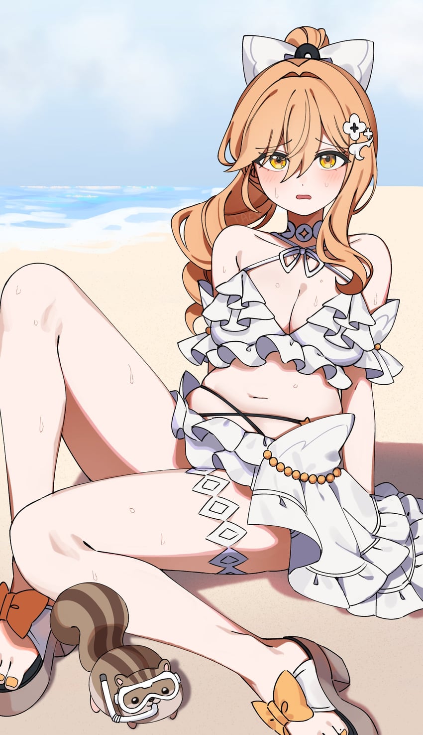 tia (black survival and 1 more) drawn by taenyaki
