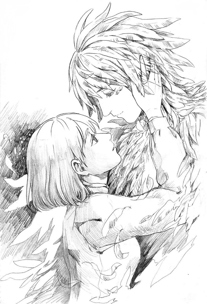 howl pendragon and sophie hatter (studio ghibli and 1 more) drawn by 2nakajo7