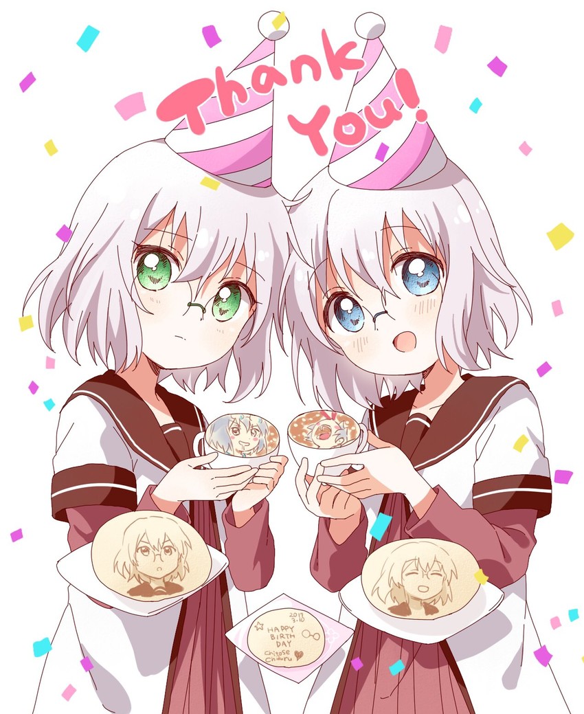ikeda chitose and ikeda chizuru (yuruyuri) drawn by namori