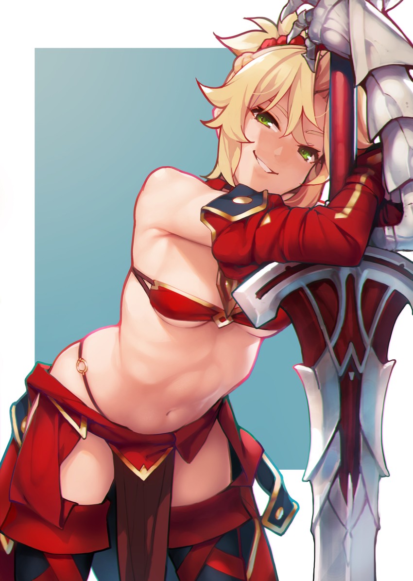 mordred (fate and 2 more) drawn by ataruman