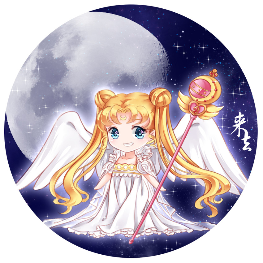 tsukino usagi and princess serenity (bishoujo senshi sailor moon and 1 more) drawn by laiqu