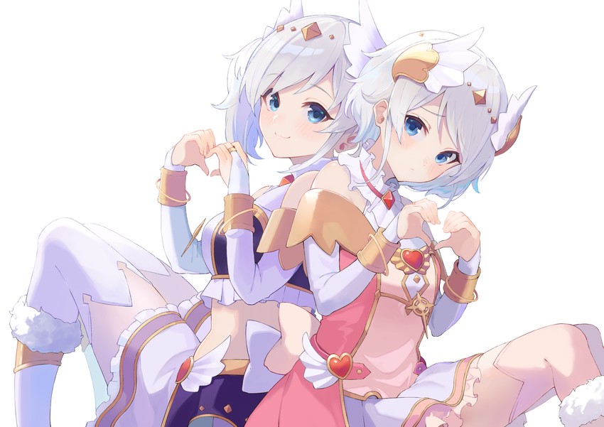 akari and yori (princess connect!) drawn by shimon_(31426784)