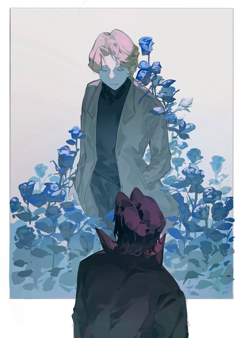 johan liebert and tenma kenzou (monster) drawn by fiiish_shih and yonghu7517021734