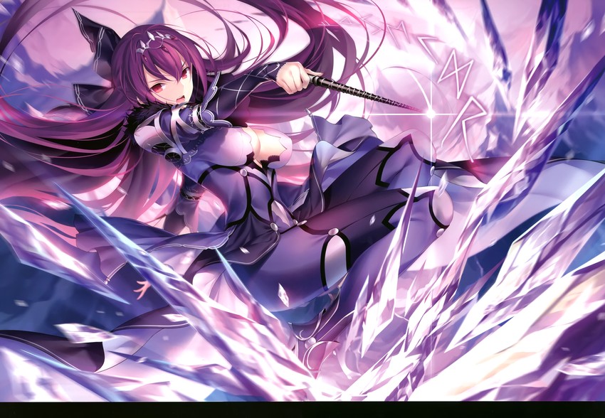 scathach and scathach skadi (fate and 1 more) drawn by kousaki_rui