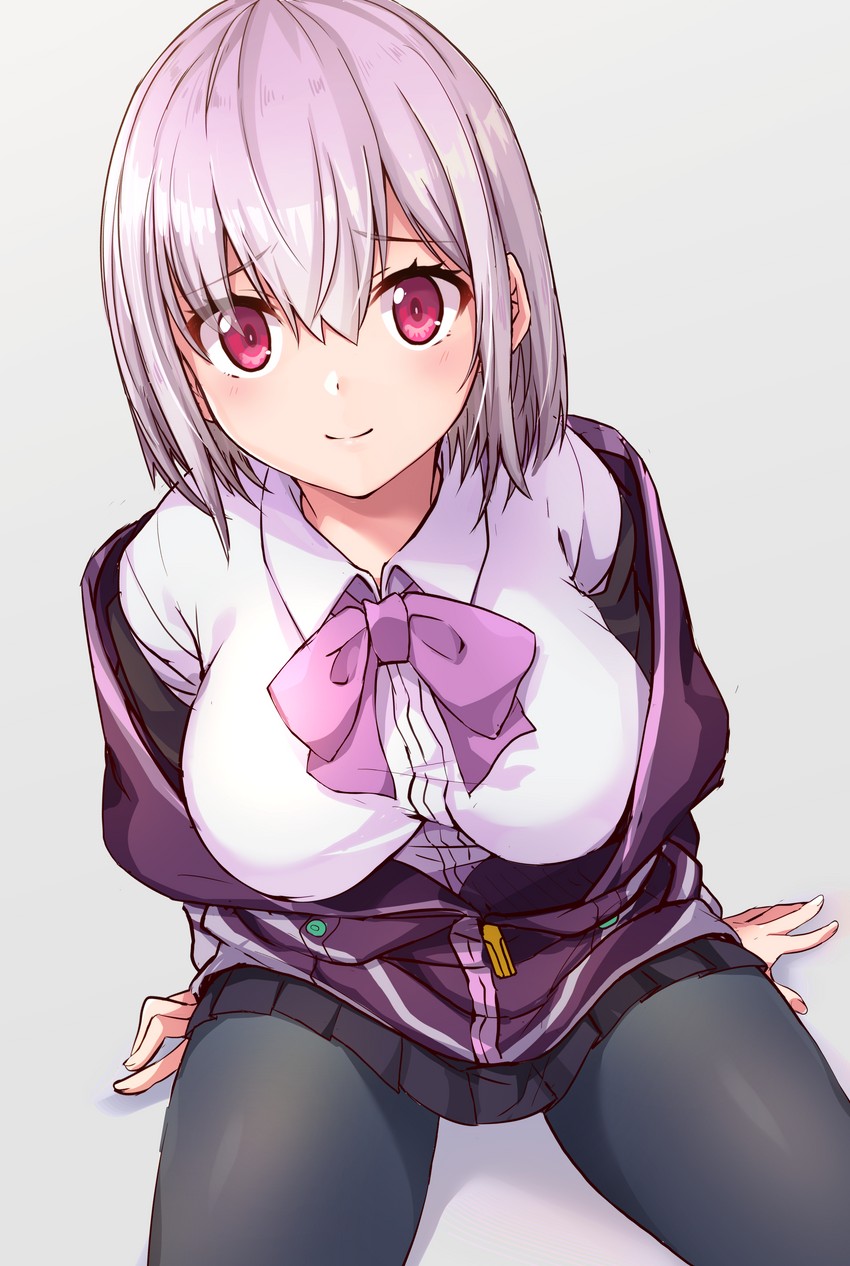 shinjou akane (gridman universe and 1 more) drawn by samoore