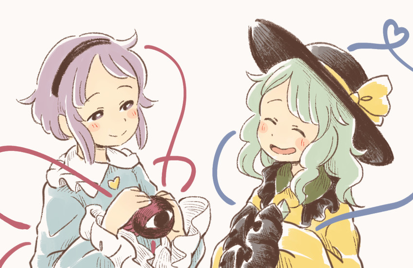 komeiji koishi and komeiji satori (touhou) drawn by chii-kun_(seedyoulater)