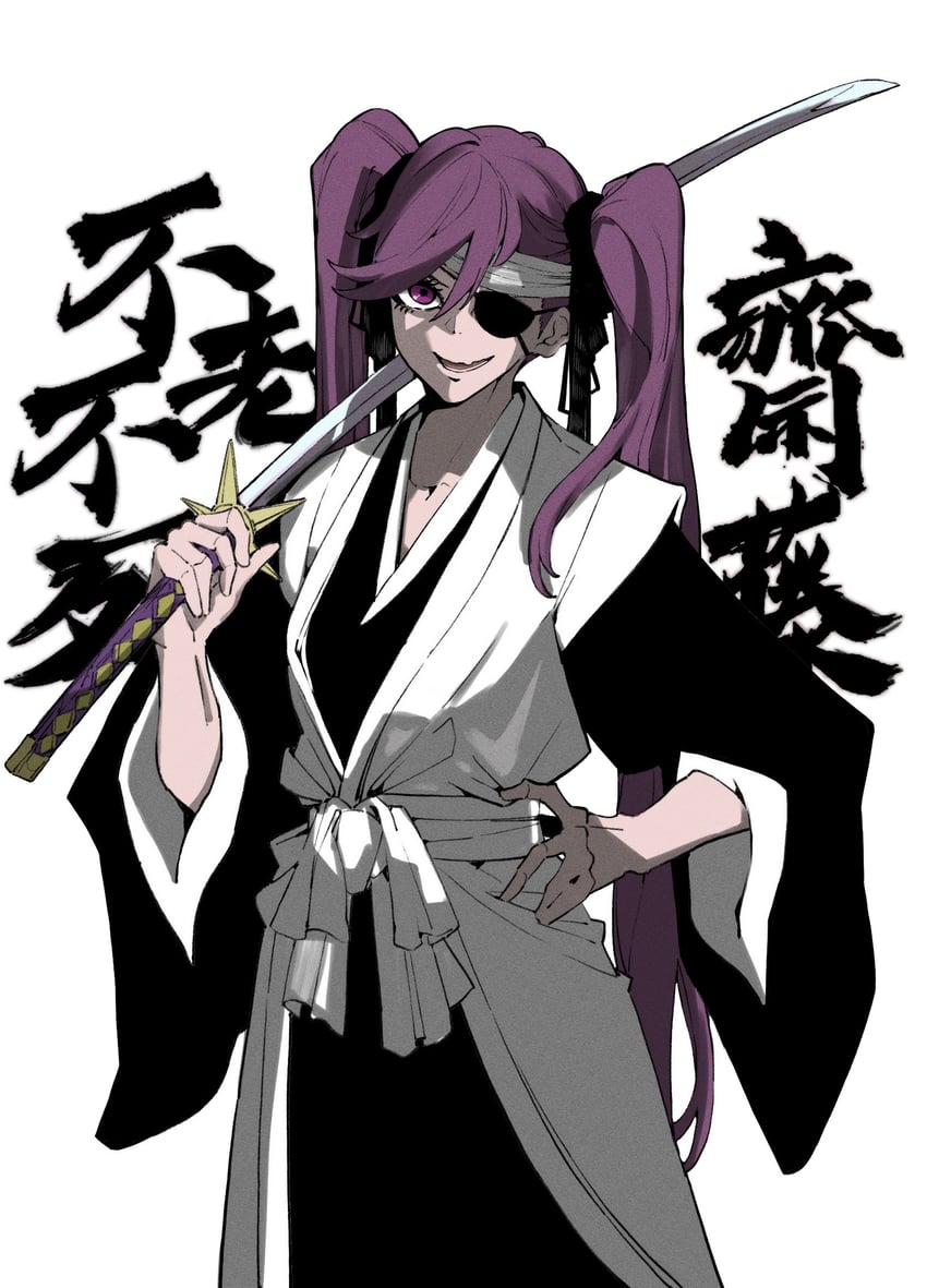 saitou furoufushi (bleach and 1 more) drawn by matata1203